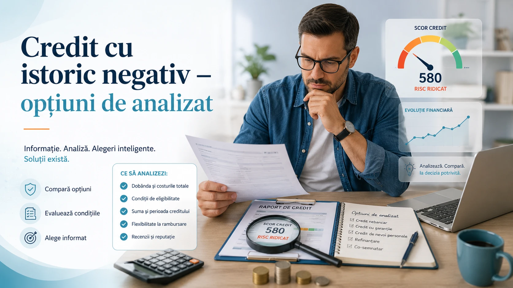 Credit cu istoric negativ (optiuni de analizat)